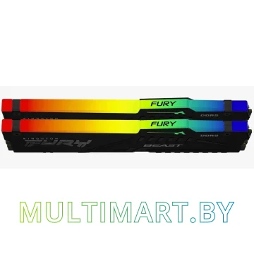 Оперативная память Kingston FURY Beast RGB 2x32GB DDR5 PC5-44800 (KF556C36BBEAK2-64) картинка 3